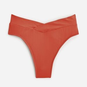 J Crew Cross-Front Bikini Bottom - Rust - Size M
